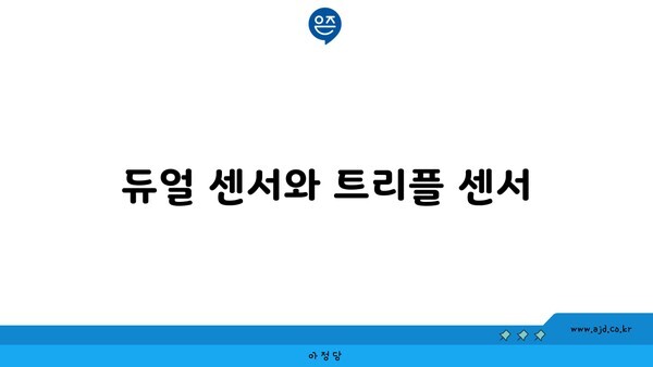 듀얼 센서와 트리플 센서