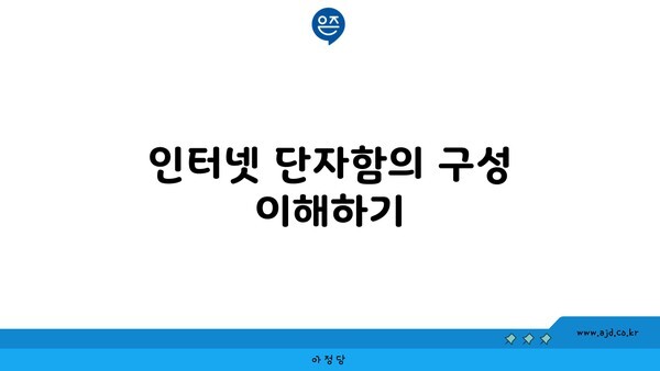 인터넷 단자함의 구성 이해하기