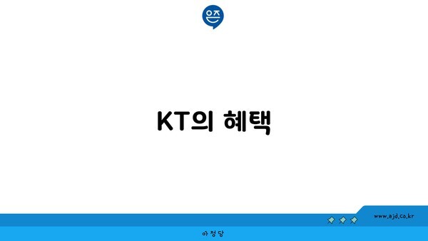 KT의 혜택