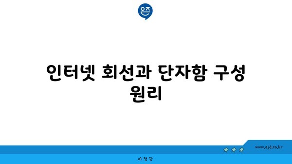 인터넷 회선과 단자함 구성 원리