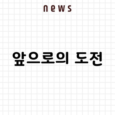 앞으로의 도전