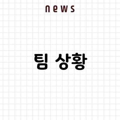 팀 상황